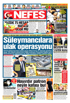 NEFES 14 Ağustos 2026 gazete manşeti