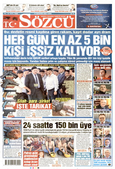 SÖZCÜ 14 Ağustos 2026 gazete manşeti