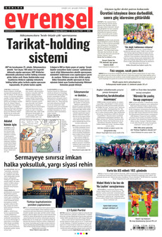 EVRENSEL 14 Ağustos 2026 gazete manşeti