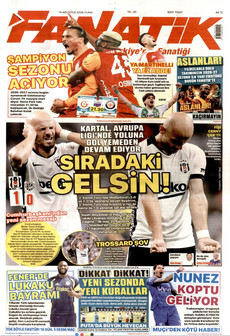 FANATİK 14 Ağustos 2026 gazete manşeti