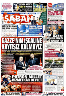 SABAH 13 Ağustos 2026 gazete manşeti