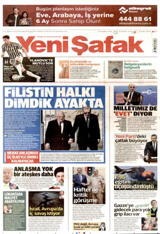 YENİ ŞAFAK 13 Ağustos 2026 gazete manşeti