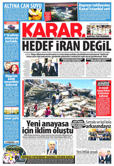 KARAR 13 Ağustos 2026 gazete manşeti