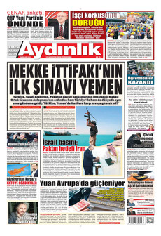 AYDINLIK GAZETESİ 13 Ağustos 2026 gazete manşeti
