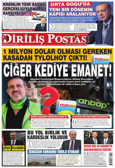 DİRİLİŞ POSTASI 13 Ağustos 2026 gazete manşeti