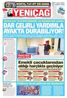 YENİÇAĞ 13 Ağustos 2026 gazete manşeti
