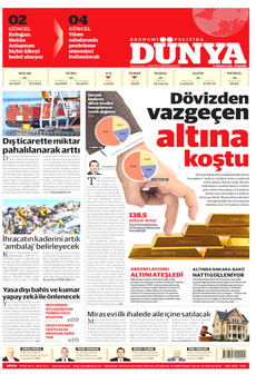 DÜNYA 13 Ağustos 2026 gazete manşeti
