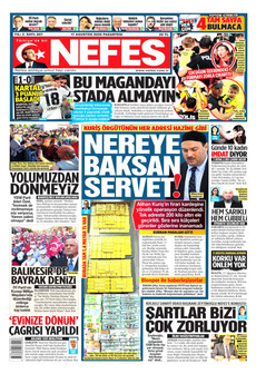 NEFES 17 Ağustos 2026 Gazete Manşeti Küçük
