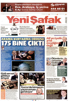 YENİ ŞAFAK 17 Ağustos 2026 Gazete Manşeti Küçük