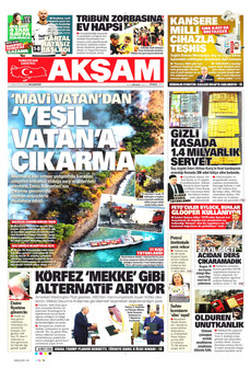AKŞAM 17 Ağustos 2026 Gazete Manşeti Küçük