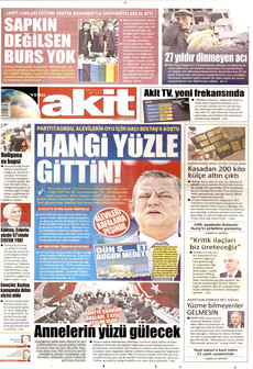 YENİ AKİT 17 Ağustos 2026 Gazete Manşeti Küçük
