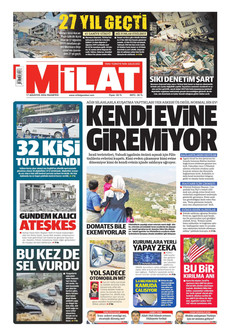 MİLAT 17 Ağustos 2026 Gazete Manşeti Küçük