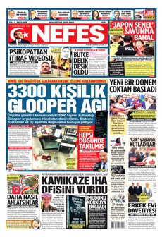 NEFES 18 Ağustos 2026 Gazete Manşeti Küçük