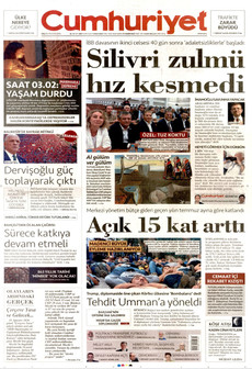 CUMHURİYET 18 Ağustos 2026 Gazete Manşeti Küçük