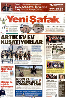 YENİ ŞAFAK 18 Ağustos 2026 Gazete Manşeti Küçük