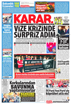 KARAR 18 Ağustos 2026 Gazete Manşeti Küçük