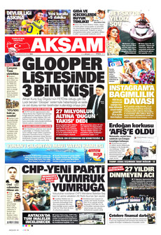 AKŞAM 18 Ağustos 2026 Gazete Manşeti Küçük