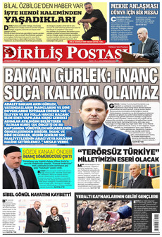 DİRİLİŞ POSTASI 18 Ağustos 2026 Gazete Manşeti Küçük