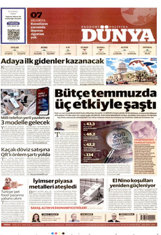 DÜNYA 18 Ağustos 2026 Gazete Manşeti Küçük