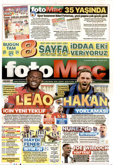 FOTOMAÇ 18 Ağustos 2026 Gazete Manşeti Küçük