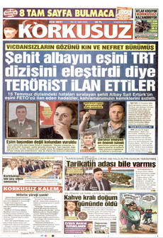 KORKUSUZ 18 Ağustos 2026 Gazete Manşeti Küçük