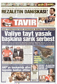 TAVIR GAZETESİ 18 Ağustos 2026 gazete manşeti