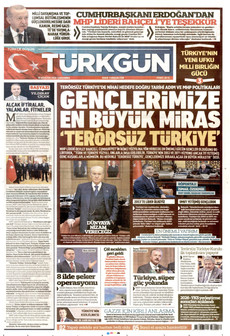 TÜRKGÜN 19 Ağustos 2026 Gazete Manşeti Küçük
