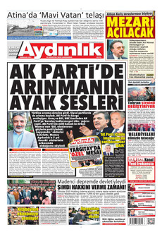AYDINLIK GAZETESİ 19 Ağustos 2026 Gazete Manşeti Küçük