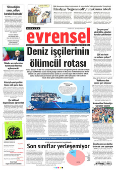 EVRENSEL 19 Ağustos 2026 Gazete Manşeti Küçük