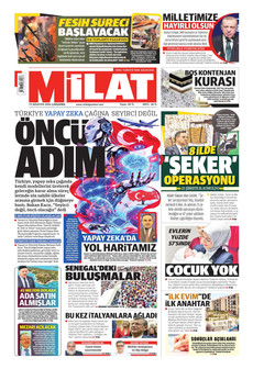 MİLAT 19 Ağustos 2026 Gazete Manşeti Küçük