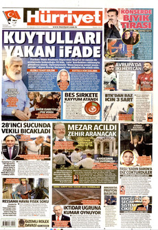 HÜRRİYET 20 Ağustos 2026 gazete manşeti