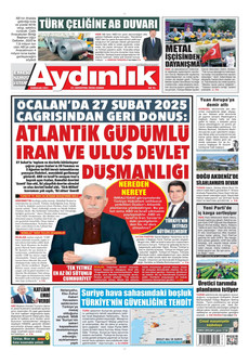 AYDINLIK GAZETESİ 21 Ağustos 2026 gazete manşeti