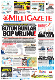 MİLLİ GAZETE 21 Ağustos 2026 gazete manşeti