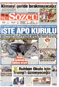 SÖZCÜ 22 Ağustos 2026 gazete manşeti