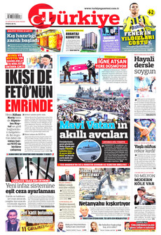 TÜRKİYE GAZETESİ 23 Ağustos 2026 gazete manşeti
