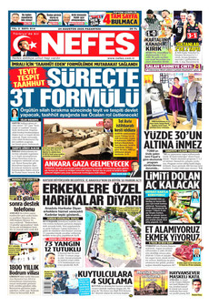 NEFES 24 Ağustos 2026 gazete manşeti
