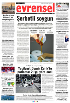 EVRENSEL 24 Ağustos 2026 gazete manşeti