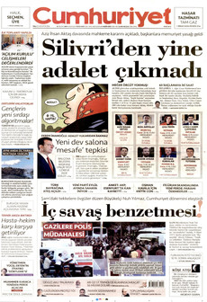 CUMHURİYET 25 Ağustos 2026 gazete manşeti