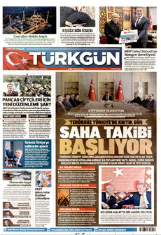 TÜRKGÜN 25 Ağustos 2026 gazete manşeti