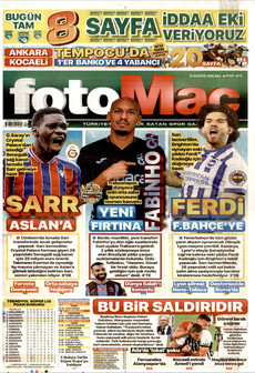FOTOMAÇ 25 Ağustos 2026 gazete manşeti