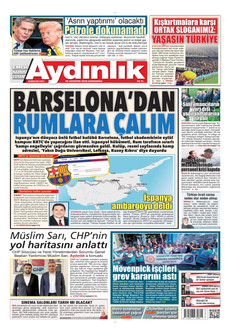 AYDINLIK GAZETESİ 26 Ağustos 2026 Gazete Manşeti Küçük