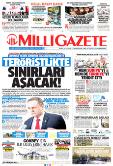 MİLLİ GAZETE 26 Ağustos 2026 Gazete Manşeti Küçük