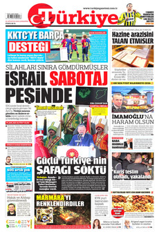 TÜRKİYE GAZETESİ 26 Ağustos 2026 gazete manşeti