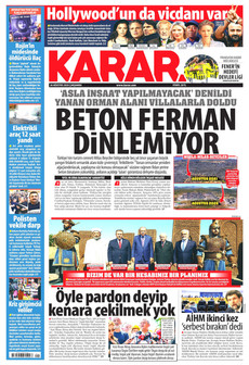 KARAR 26 Ağustos 2026 gazete manşeti