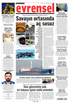 EVRENSEL 27 Ağustos 2026 Gazete Manşeti Küçük