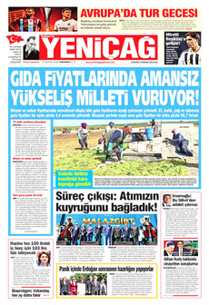 YENİÇAĞ 27 Ağustos 2026 Gazete Manşeti Küçük
