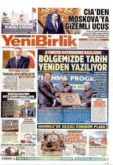 YENİBİRLİK 27 Ağustos 2026 Gazete Manşeti Küçük