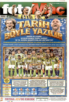 FOTOMAÇ 27 Ağustos 2026 Gazete Manşeti Küçük