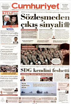 CUMHURİYET 27 Ağustos 2026 gazete manşeti