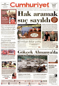 CUMHURİYET 28 Ağustos 2026 gazete manşeti